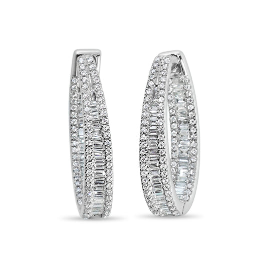 DIAMOND HOOP EARRINGS