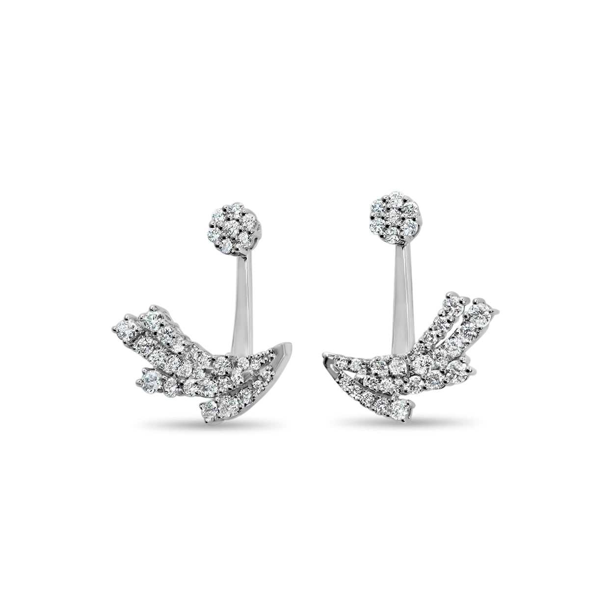 DIAMOND UNDER EARRINGS