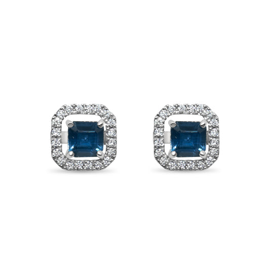 SAPPHIRE DIAMOND 2-IN-1 EARRINGS