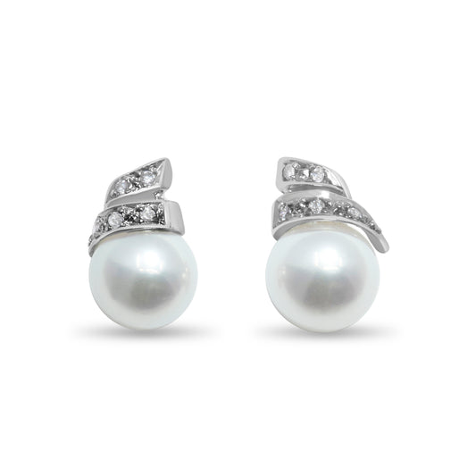 PEARL DIAMOND EARRINGS