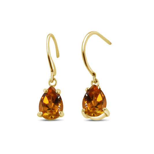 CITRINE DANGLE EARRINGS