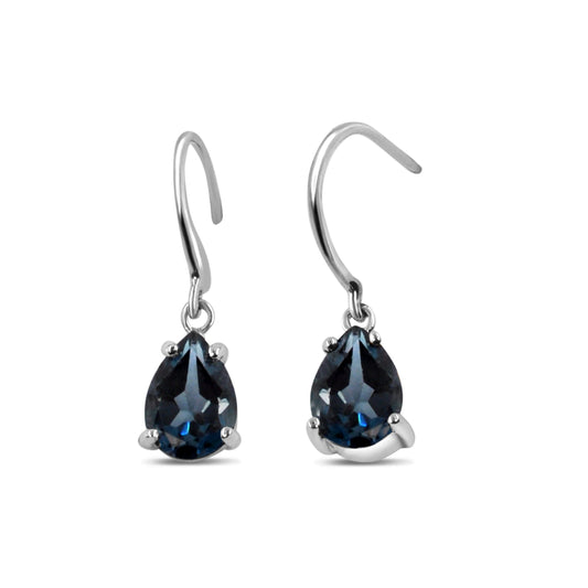 LONDON BLUE TOPAZ DANGLE EARRINGS