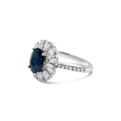 SAPPHIRE DIAMOND RING