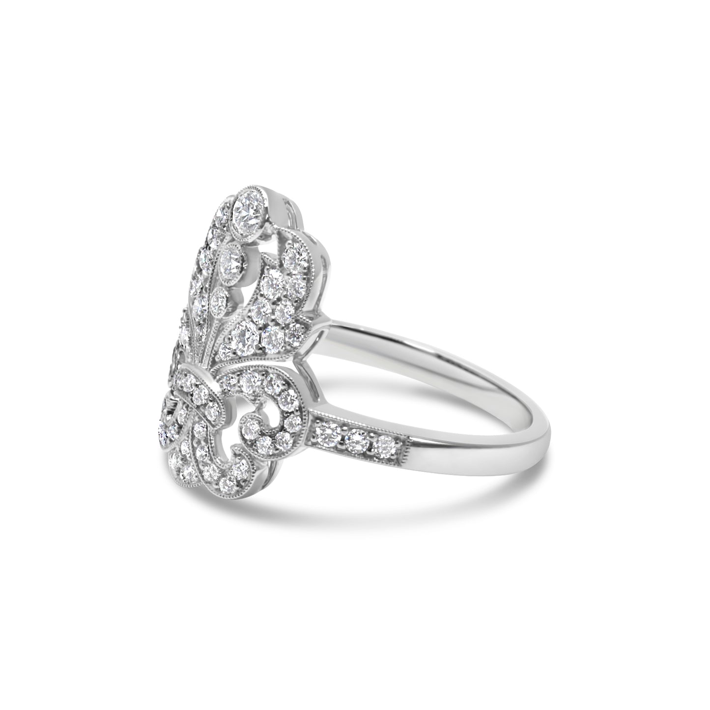 FLEUR-DE-LIS DIAMOND RING