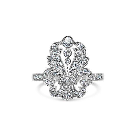 FLEUR-DE-LIS DIAMOND RING